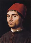 Antonello da Messina Portrai of a Man Spain oil painting artist